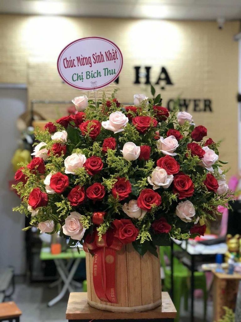 Mẫu hoa sinh nhật tại Cửa hàng hoa La Hà Tư Nghĩa Quảng Ngãi