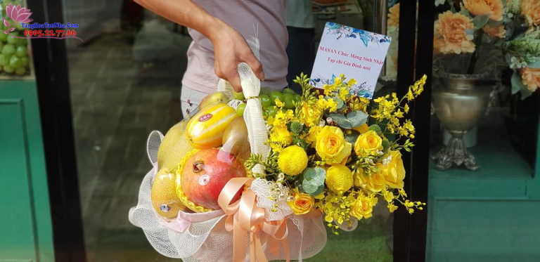 Mẫu hoa sinh nhật tại shop hoa huyện Thuận Thành, Bắc Ninh