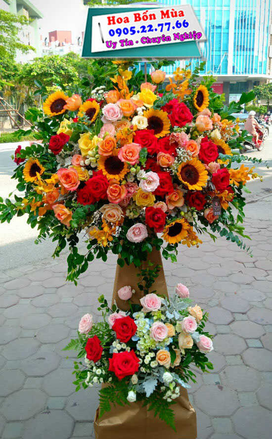 Hình ảnh hoa khai trương tại Tiệm hoa tươi Đạ M'ri Đạ Huoai Lâm Đồng