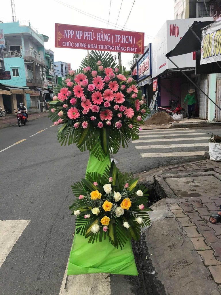 Mẫu hoa khai trương HOT tại Tiệm hoa tươi Lạc Dương Lâm Đồng 