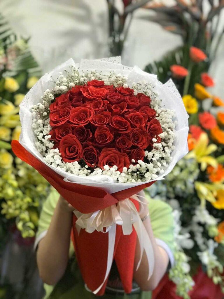 Hình ảnh hoa chúc mừng tại Shop hoa tươi Ngô Mây Phù Cát Bình Định