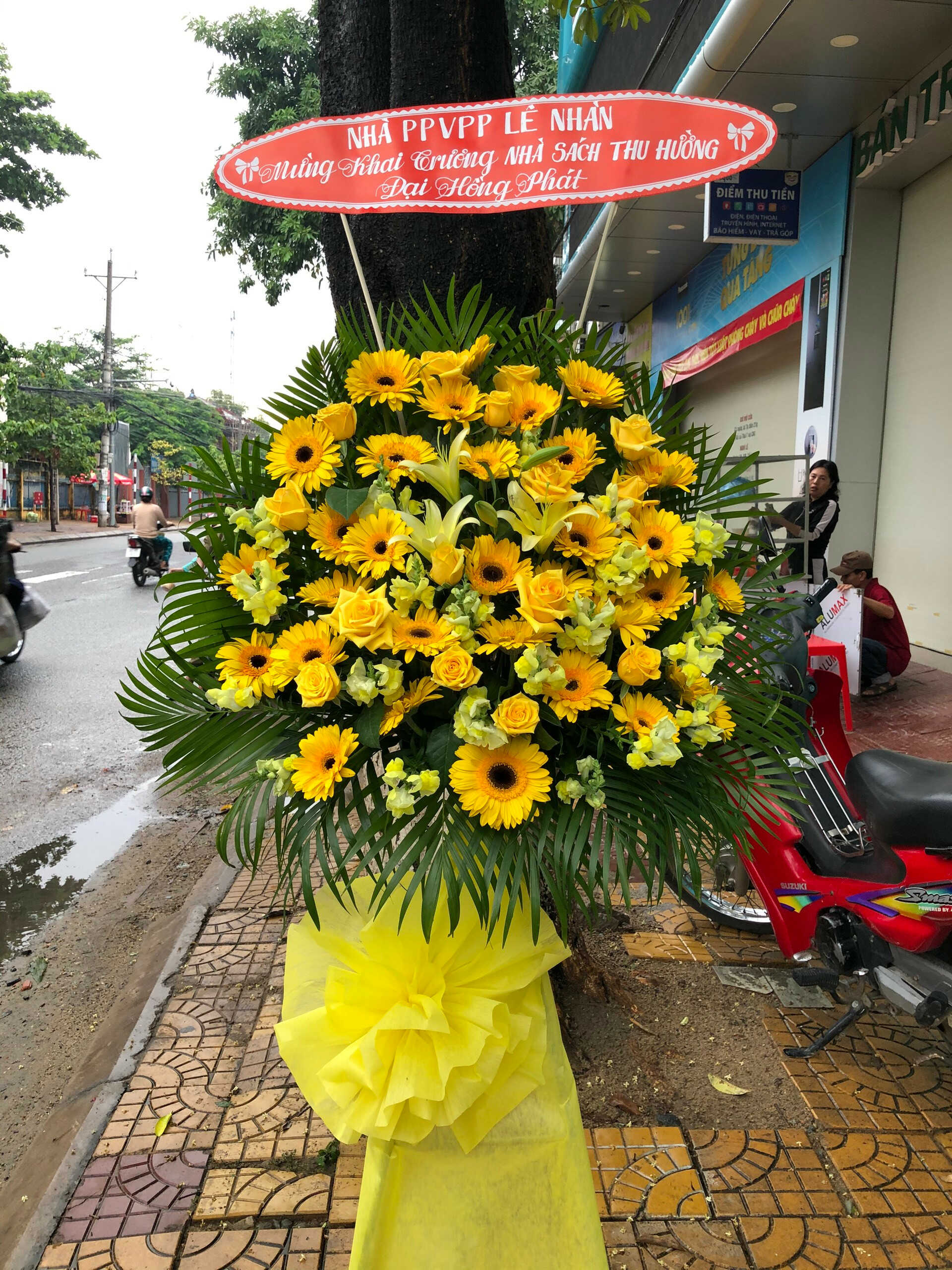 Mẫu hoa khai trương mới nhất tại Tiệm hoa tươi Phú Thiện Gia Lai