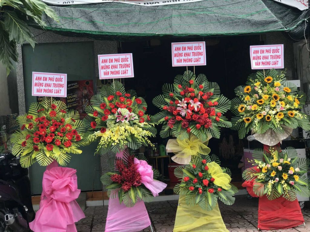 Mẫu hoa khai trương cực mới lạ đang có mặt tại Tiệm hoa tươi Tăng Bạt Hổ Bình Định