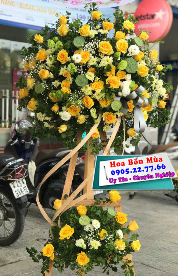 Hoa khai trương đẹp tại shop hoa tươi quận Thanh Xuân, Hà Nội