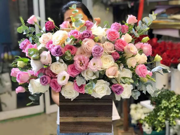 Mẫu hoa đẹp tại cửa hàng hoa tươi Hà Đông, Hà Nội 