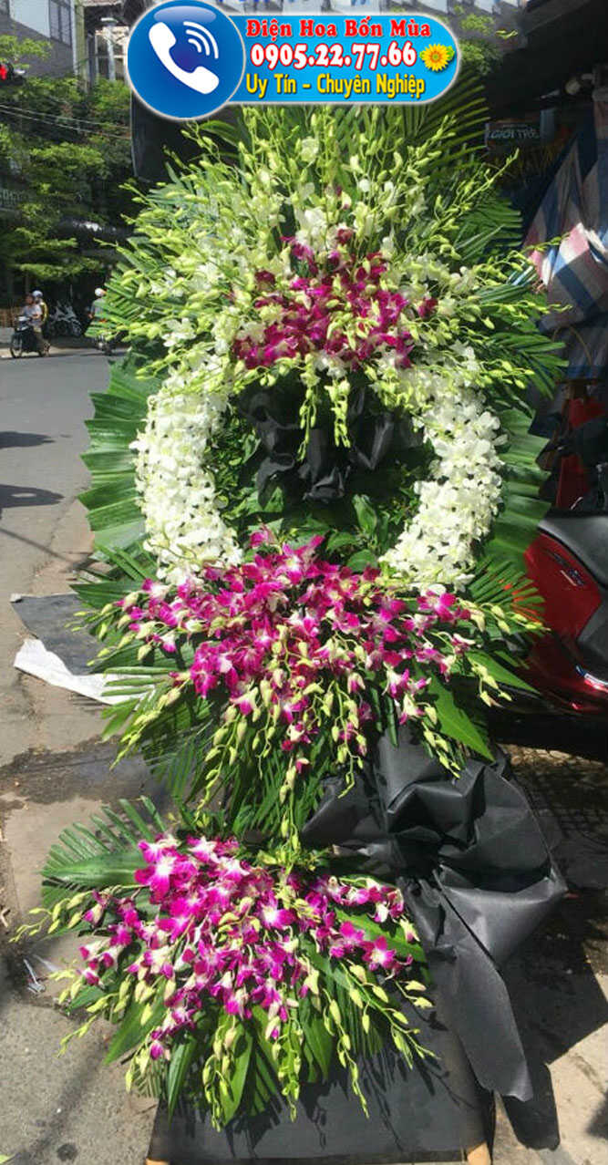Mẫu hoa chia buồn tại tiệm hoa huyện Nam Sách, Bắc Ninh