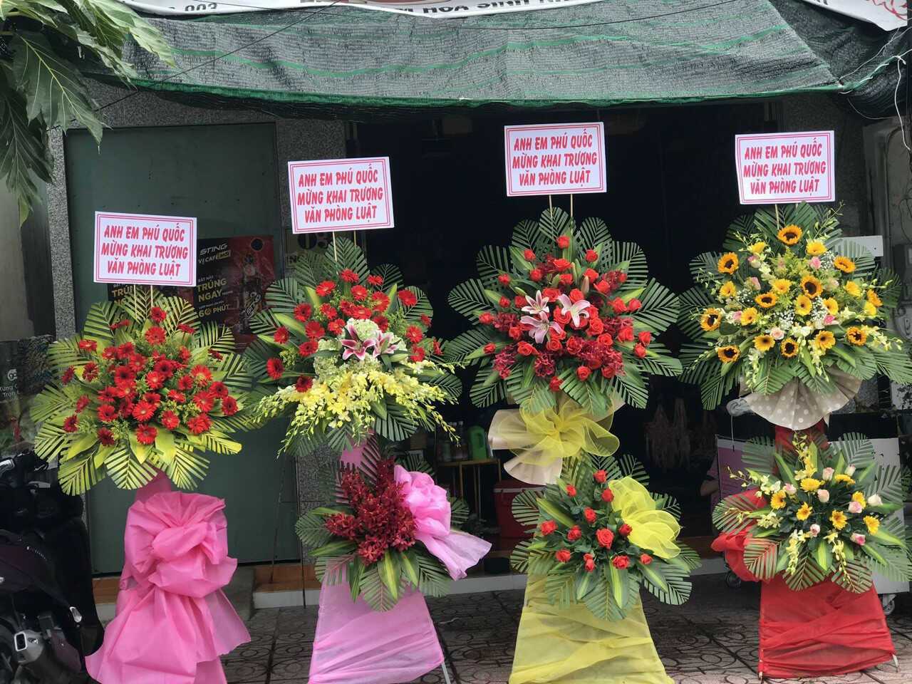 Các mẫu hoa khai trương đẹp và sang trọng tại shop hoa tươi huyện Gia Lâm, Hà Nội 