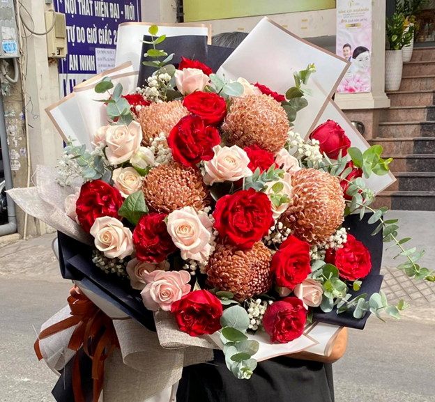 Gửi hình sản phẩm hoa trước và sau khi giao – Cửa hàng hoa Quế Võ, Bắc Ninh