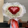bo hoa hinh trai tim