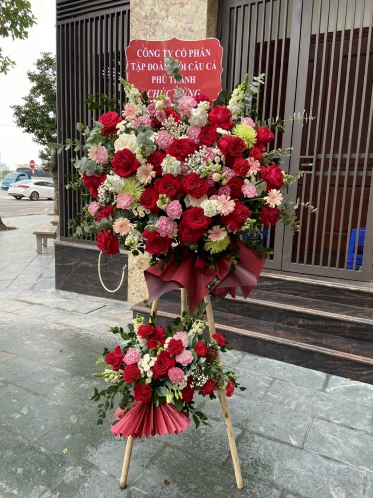 Mẫu hoa chia buồn tại tiệm hoa huyện Tiên Lãng, Hải Phòng