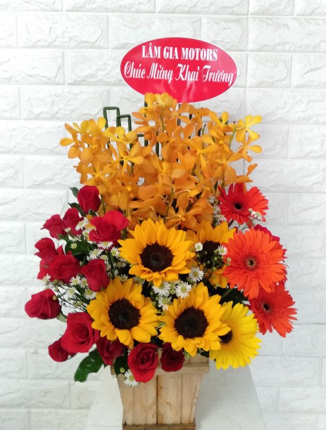 Đặt hoa tươi chúc mừng khai trường tại shop hoa tươi Nhà Bè