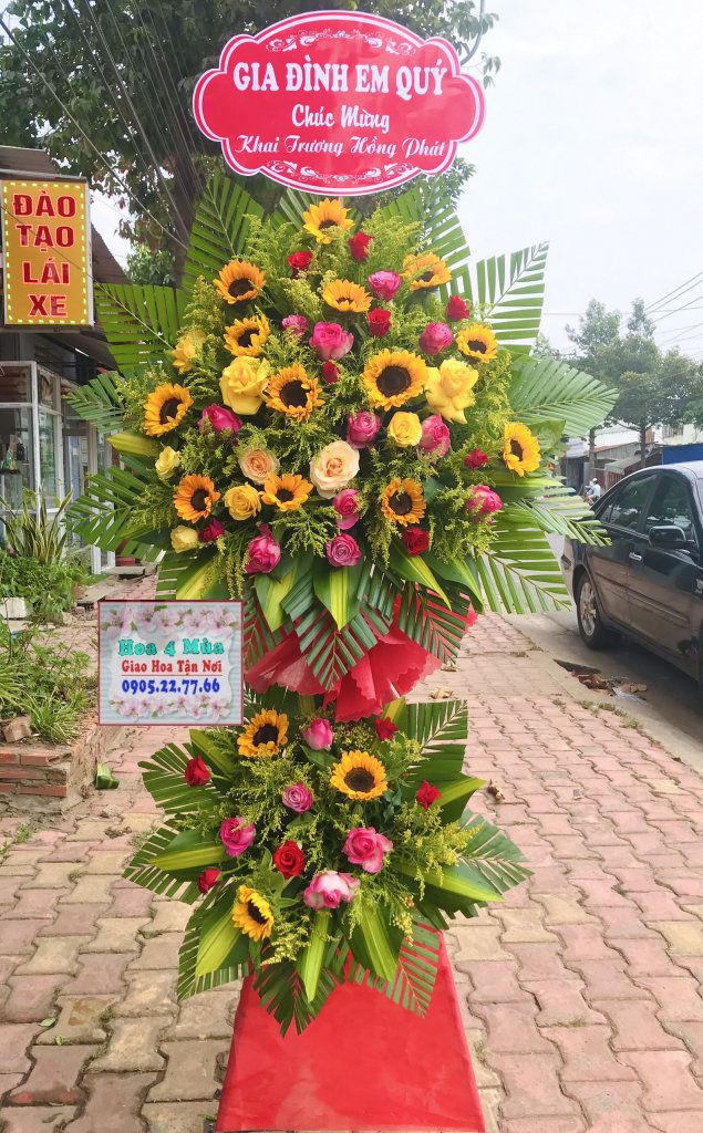 Hoa khai trương yêu thích tại shop hoa tươi huyện Chương Mỹ, Hà Nội có nhiều mẫu đẹp 