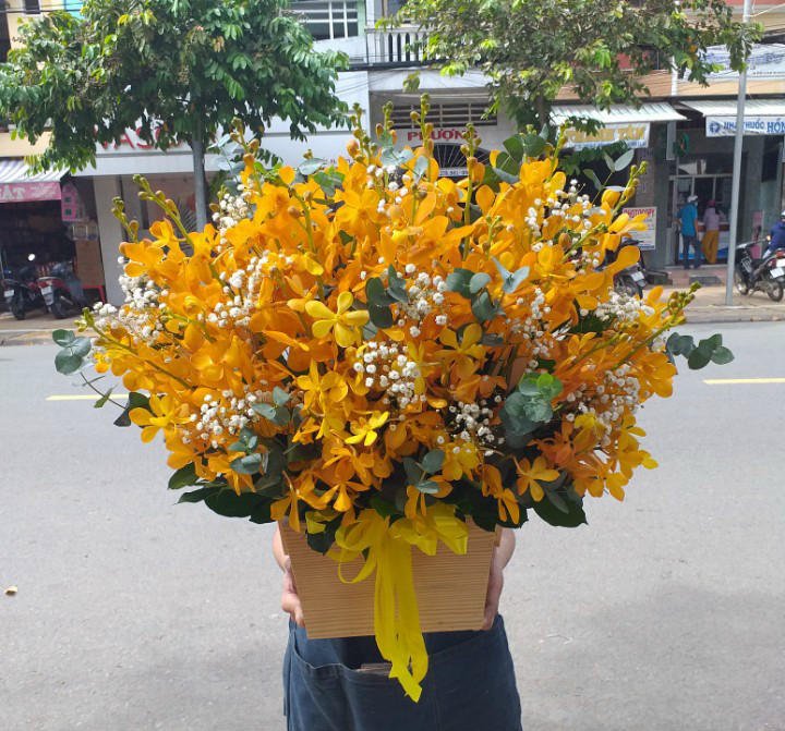 Gửi hình sản phẩm hoa trước và sau khi giao – Cửa hàng hoa Ứng Hòa, Hà Nội 
